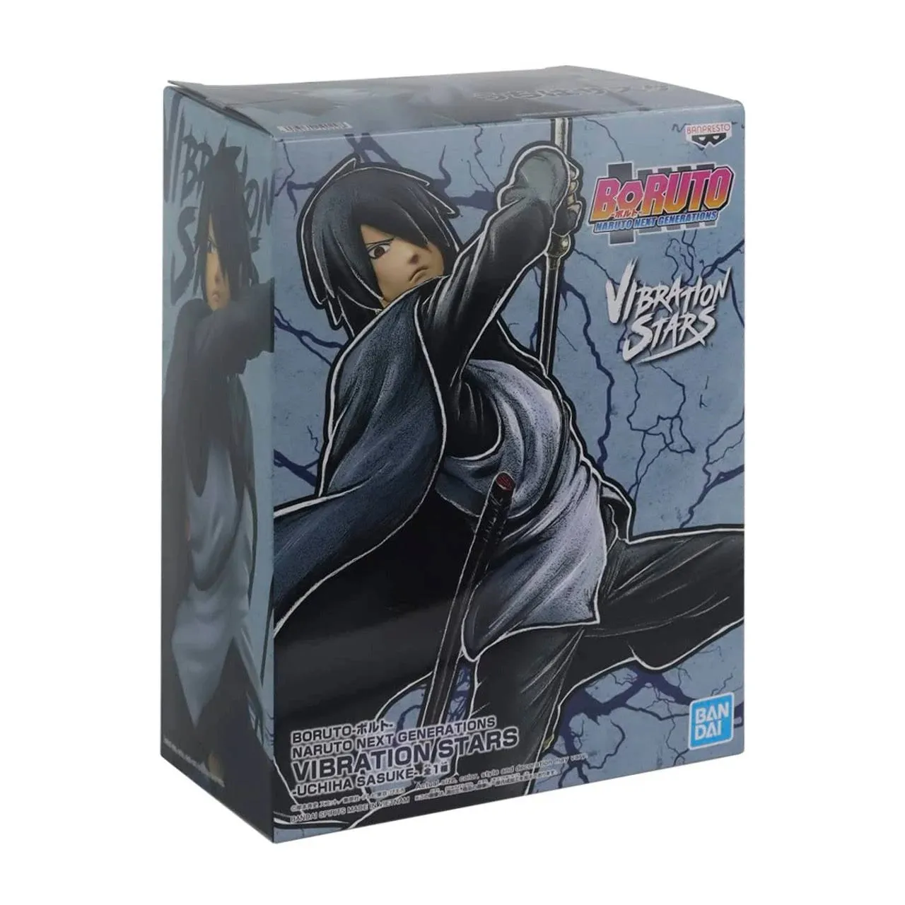 Banpresto Vibration Stars: Boruto Naruto Next Generations - Uchiha Sasuke Statue (14cm) - Image 3