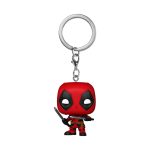 Funko Pocket Pop! Marvel: Deadpool & Wolverine - Deadpool Bobble Head Vinyl Figure Keychain