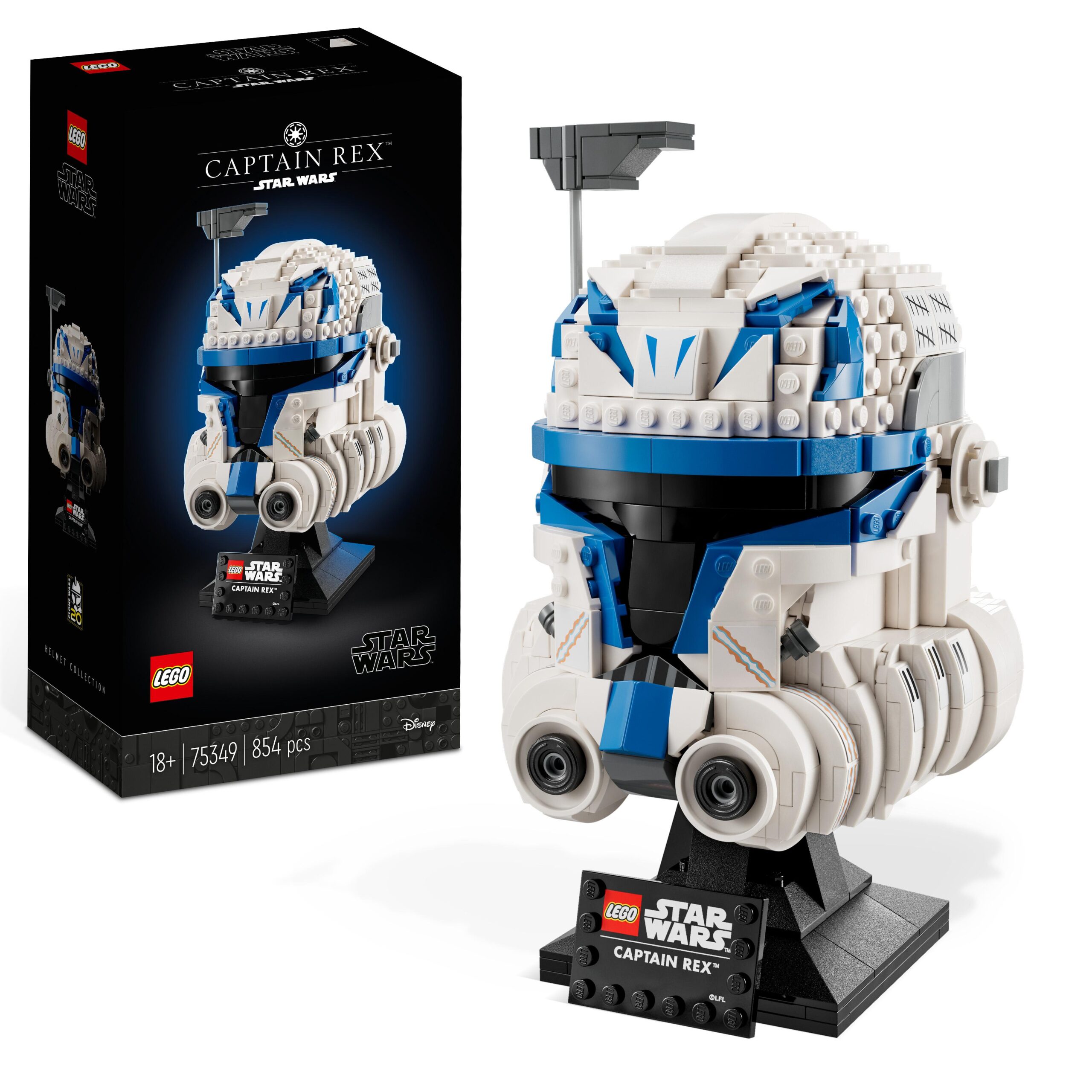 086826_75349_Primary LEGO Disney: Star Wars - Captain Rex Helmet (75349) - Image 1
