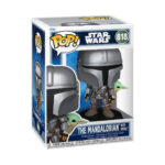Funko Pop! Star Wars: The Mandalorian with Grogu #818 Bobble-Head Vinyl Figure - Image 2