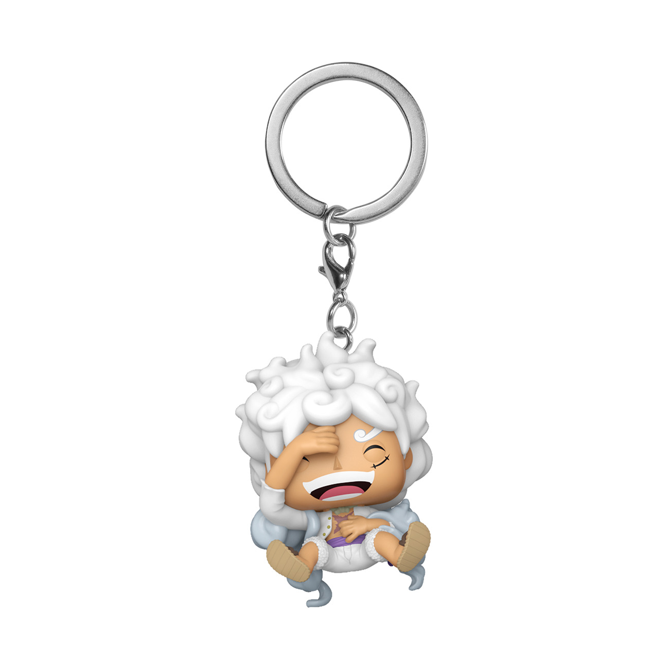 112973_91975_Primary Funko Pocket Pop! One Piece: Luffy Gear Five Vinyl Figure Keychain - Image 1